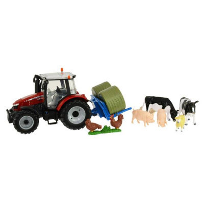 Спецтехника Britains Модель трактора Massey Ferguson 5612 с вилами и фигурками 1:32 (43205) Винница - изображение 3