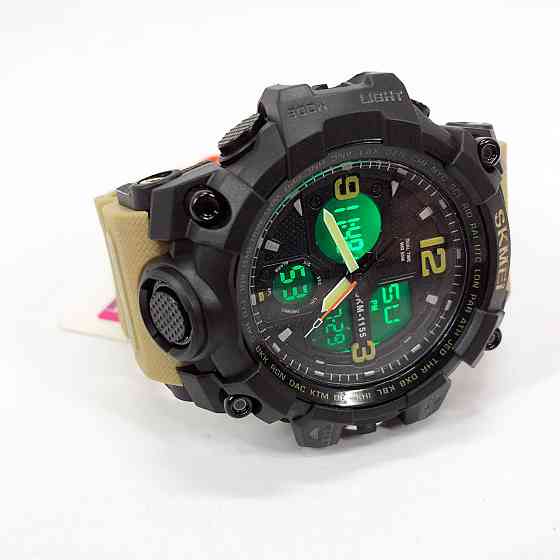 Часы военной тематики SKMEI, Часы спортивные армейские, Армейские часы милитари скмей EG-96 Львов