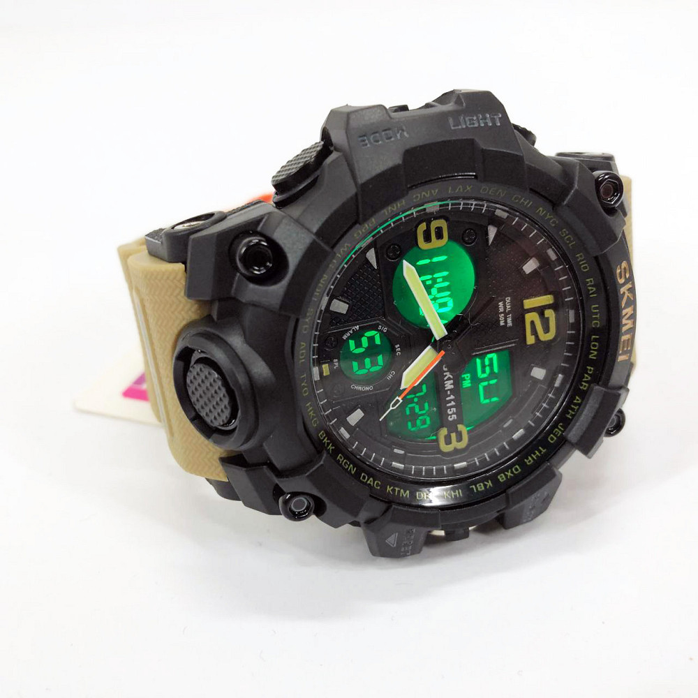 Часы военной тематики SKMEI, Часы спортивные армейские, Армейские часы милитари скмей EG-96 Львов - изображение 2