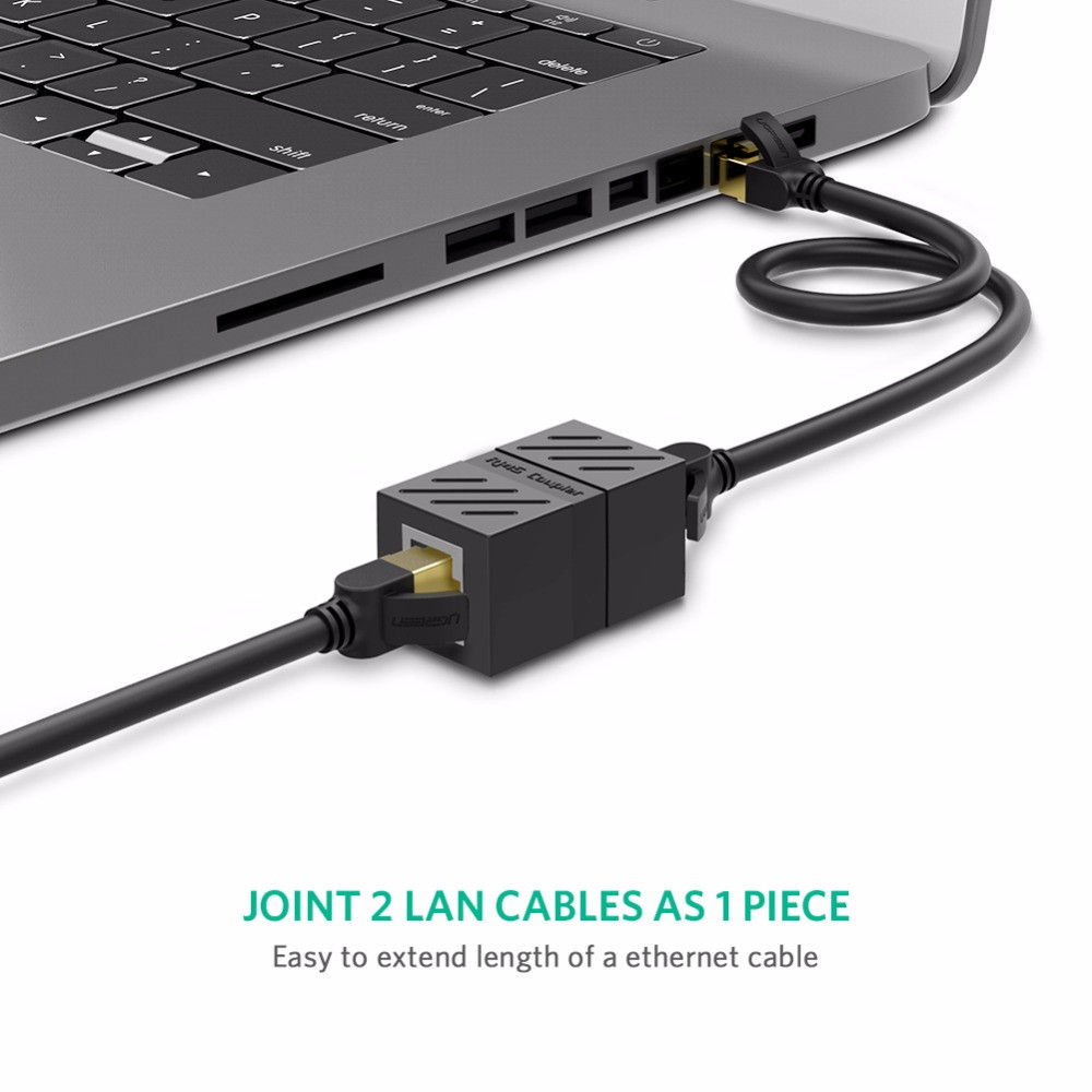 Соединитель витой пары RJ45 Ugreen NW114 20390 (Черный) Николаев - изображение 4