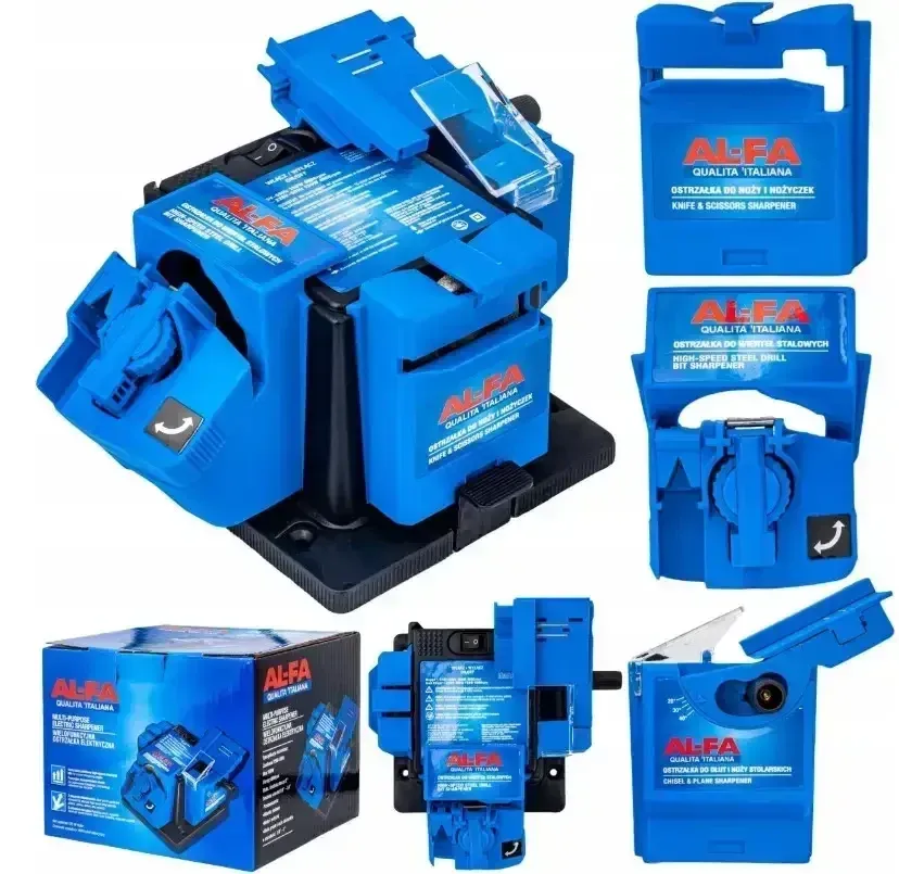 Точило AL-FA для ножів і свердел, 150 Вт, компактне, Італія Львів - фото 8