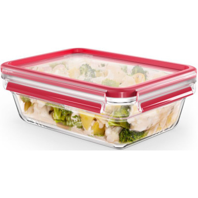 Харчовий контейнер Tefal Masterseal Glass Red 1.3 л (N1041010) Вінниця - фото 9