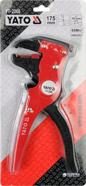 Клещи  для снятия изоляции автоматические Yato  175 мм (YT-2268) Коломыя - изображение 1
