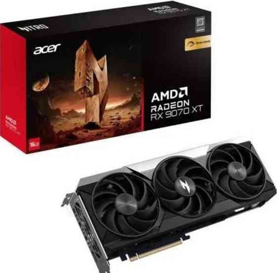 Видеокарта Acer Radeon RX 9070 XT Nitro OC 16Gb. GDDR6 Киев