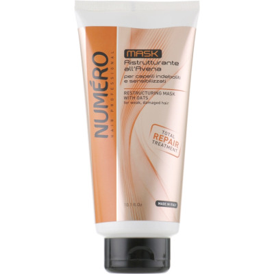 Маска для волосся Brelil Numero відновлююча з екстрактом вівса 300 мл (8011935052882) Вінниця - фото 1