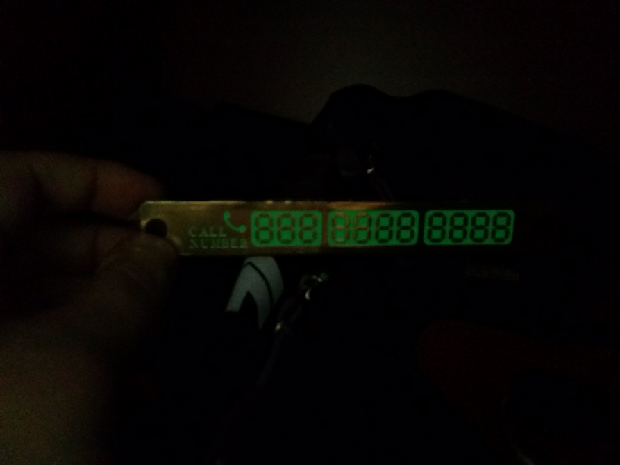 Табличка для вказівки телефонного номера. Світиться в Київ - фото 4