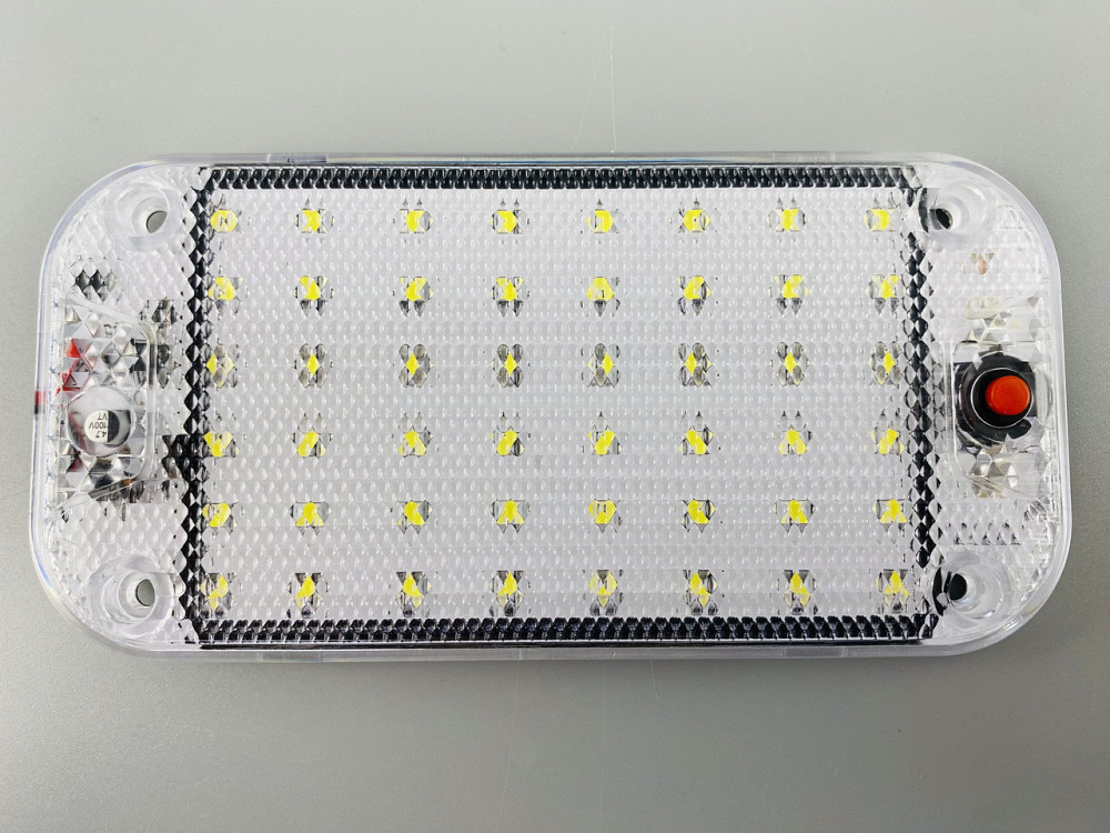 Лампа LED освітлення салону; 12-24 В; вимикач на лампі; 150 мм x 75 мм x 12 мм. Мукачево - фото 1