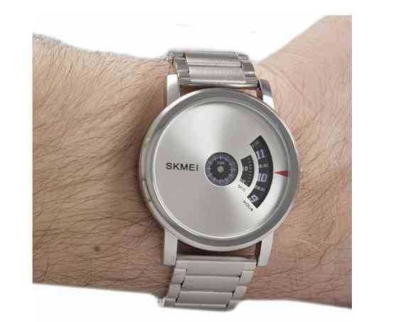Чоловічий наручний годинник Skmei 1260 оригінальні all silver Вінниця