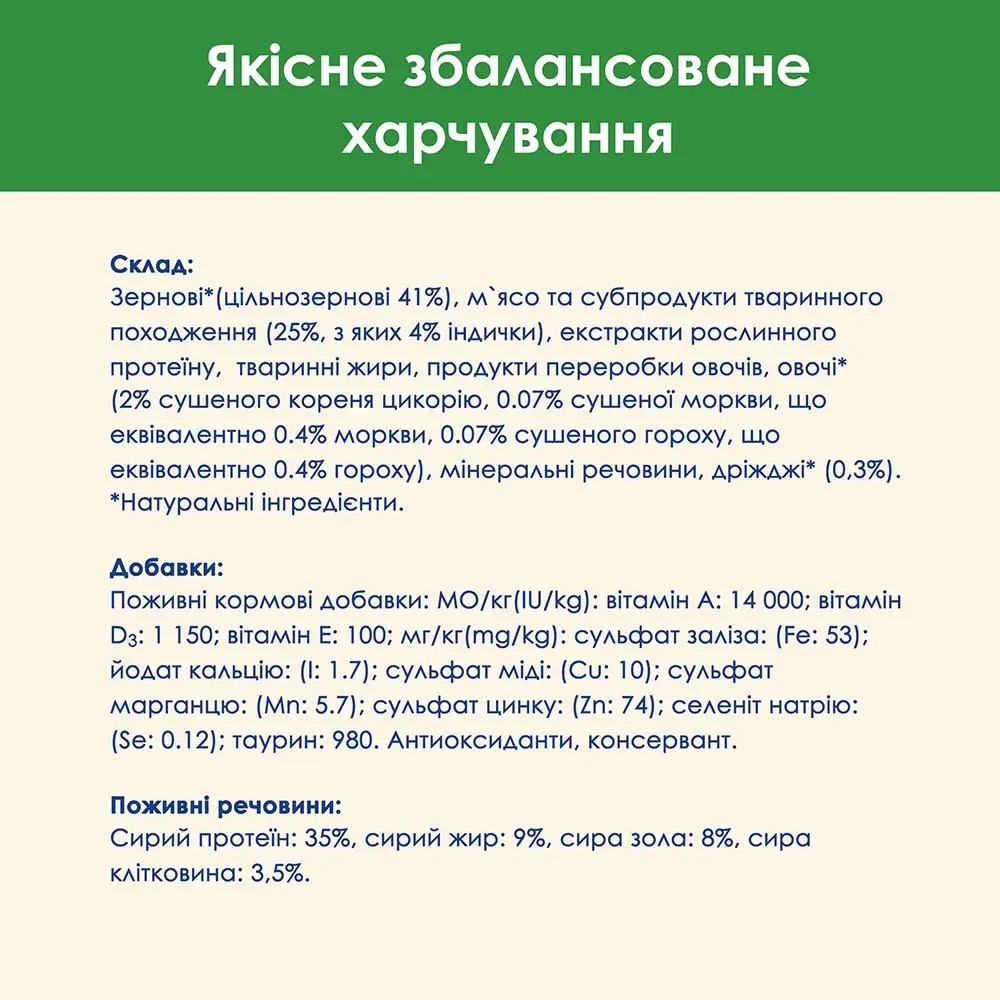 Сухий корм CAT CHOW Sterilised для дорослих стерилізованих котів, з індичкою, 1.5 кг Київ - фото 7