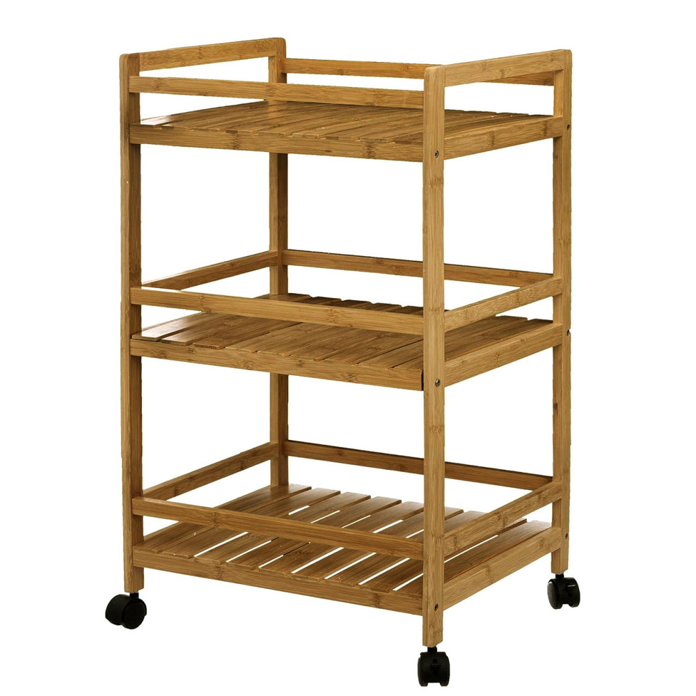 Етажерка для ванної на коліщатах "Рідлін" сієна Миколаїв - фото 1