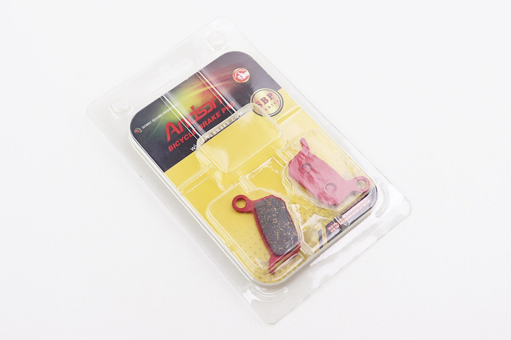 Гальмівні колодки Disk-brake (Formula 4Racing/B4, 4-piston O2, 2-piston B4), червоні YL-1017 Киев - изображение 1