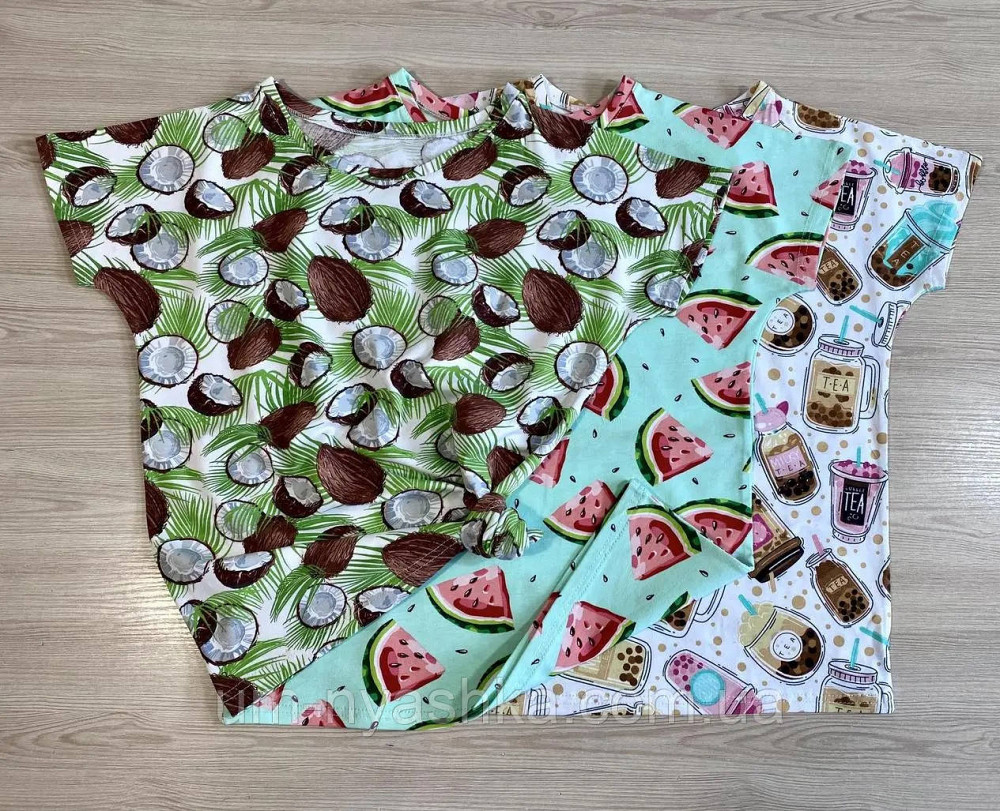 Підліткова футболка з кавунчиками р. 134-158 Кривий Ріг - фото 3