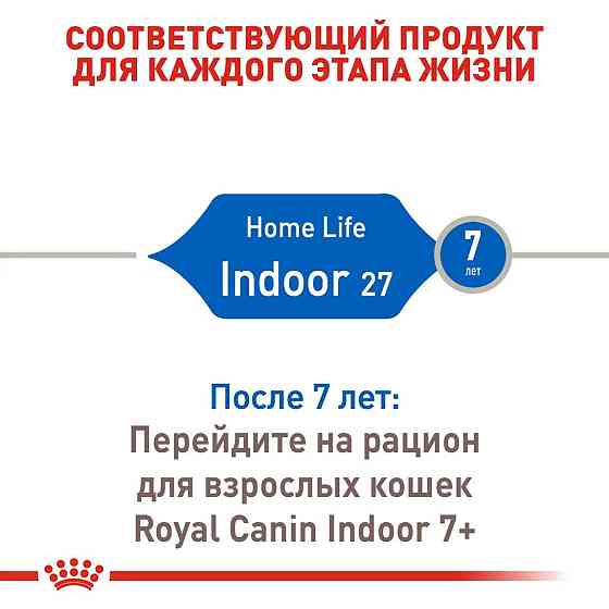 Роуал Canin Indoor 27 (Рояв Канін Індор 27) сухий корм для дорослих котів віком від 12 місяців до 7 років 10 кілограмів. Запоріжжя