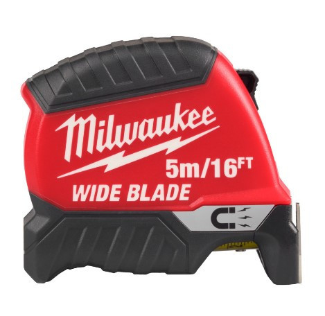 Рулетка магнітна WIDE BLADE MAGNETIC MILWAUKEE (Gen2), (полотно 35мм), 5м/16фт Одесса - изображение 1