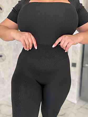 Жіночі безшовні термо лосини на високій посадці 7XL-11XL Одеса