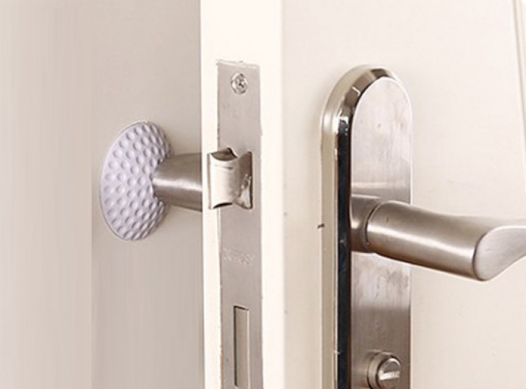 Стопер універсальний настінний від пошкодження стін та меблів білий Вінниця - фото 2