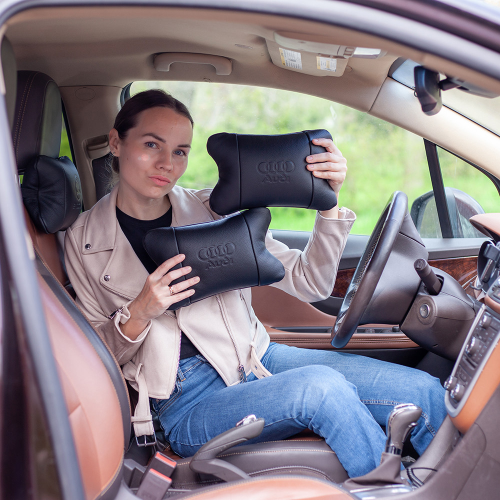 Утримуюча подушка для шиї в автомобілі, Подушки під голову автомобіль, Подушки для шиї на підголівник MP-40 Львів - фото 10