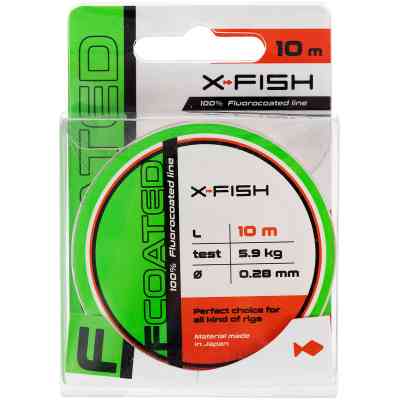 Флюорокарбон X-Fish FCoated 10m 0.28mm 5.9kg (1917.01.27) Вінниця