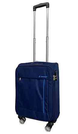 Чемодан тканевый MADISSON 35703 малый синий 4 колеса Киев