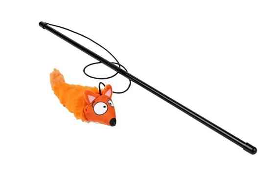 М'яка іграшка-дражнилка для котів FuzzYard Лисичка Фокс Луцк