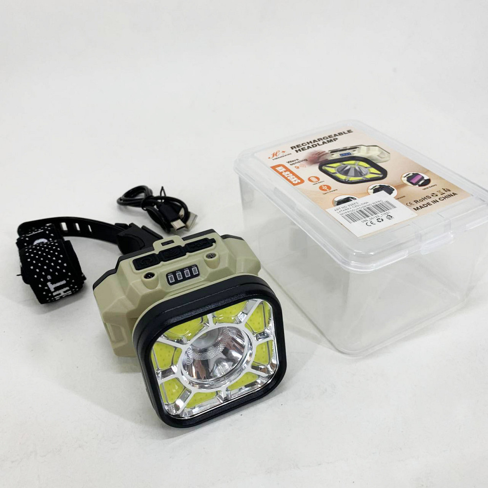 Ліхтар налобний 826X-XPE+8COB(White+Red), 1x18650 ZJ-88 Львів - фото 5