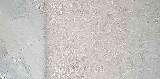 Шпалери вінілові на флізеліні Grandeco Time метрові під штукатурку під замш бежеві молочні Київ