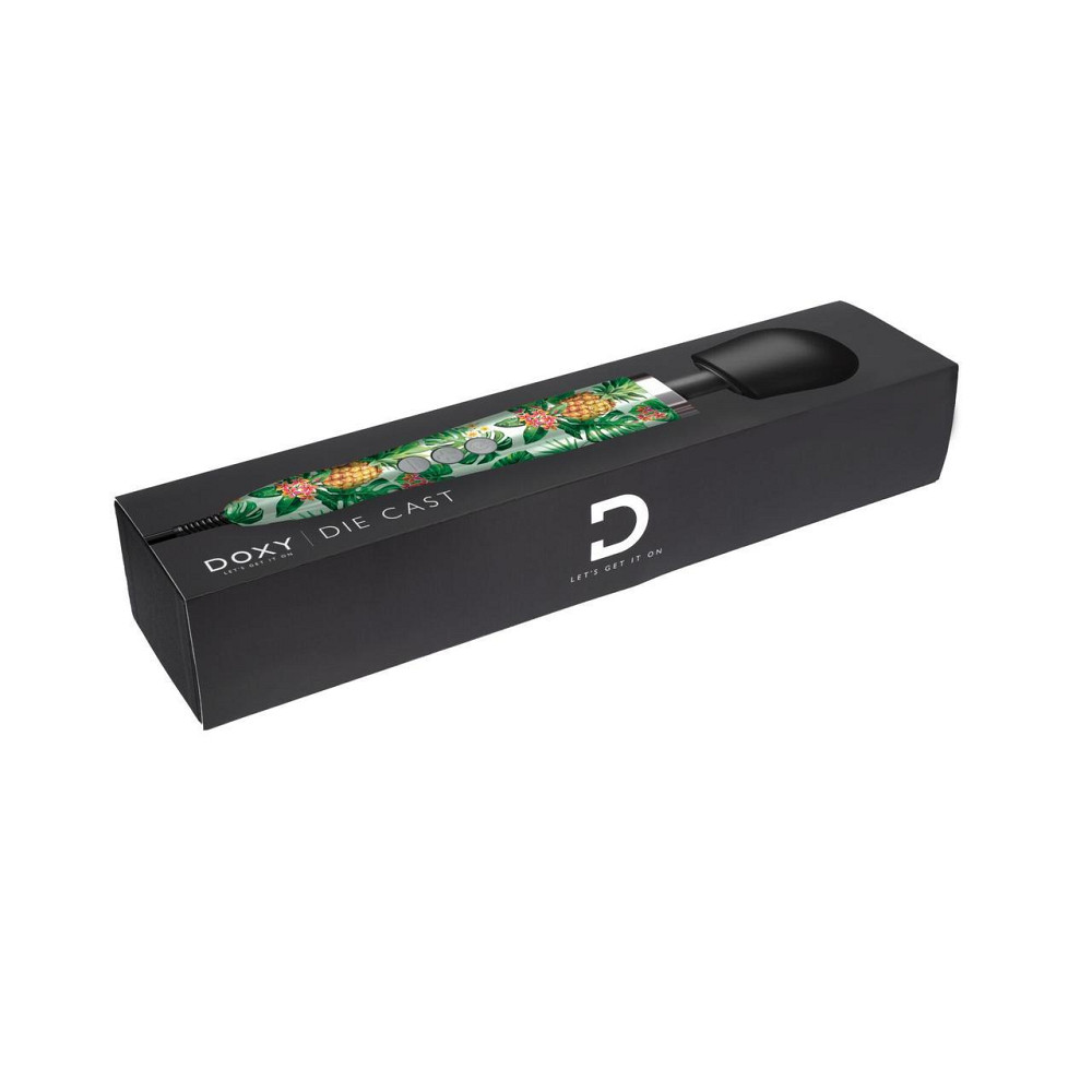 Вібромасажер DOXY Die Cast PINEAPPLE, дуже потужний, живлення 220В, металевий корпус Sex Aura Київ - фото 3