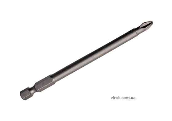 Насадка викруткова USH Industry : Phillips PH3 x 70 мм подовжена, Уп. 10 шт. Одеса