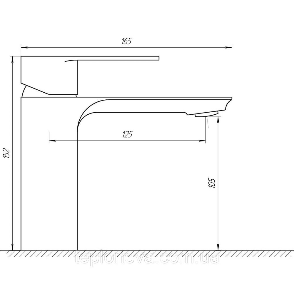 Смеситель для умывальника Globus Lux Niagara GLN-0101 Черновцы - изображение 5