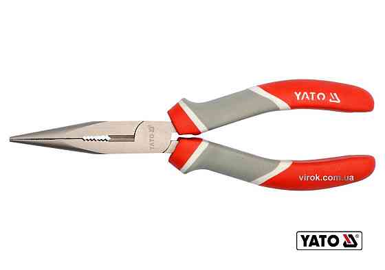Тонкогубці нікельовані YATO : L= 160 мм [6/60] Одесса