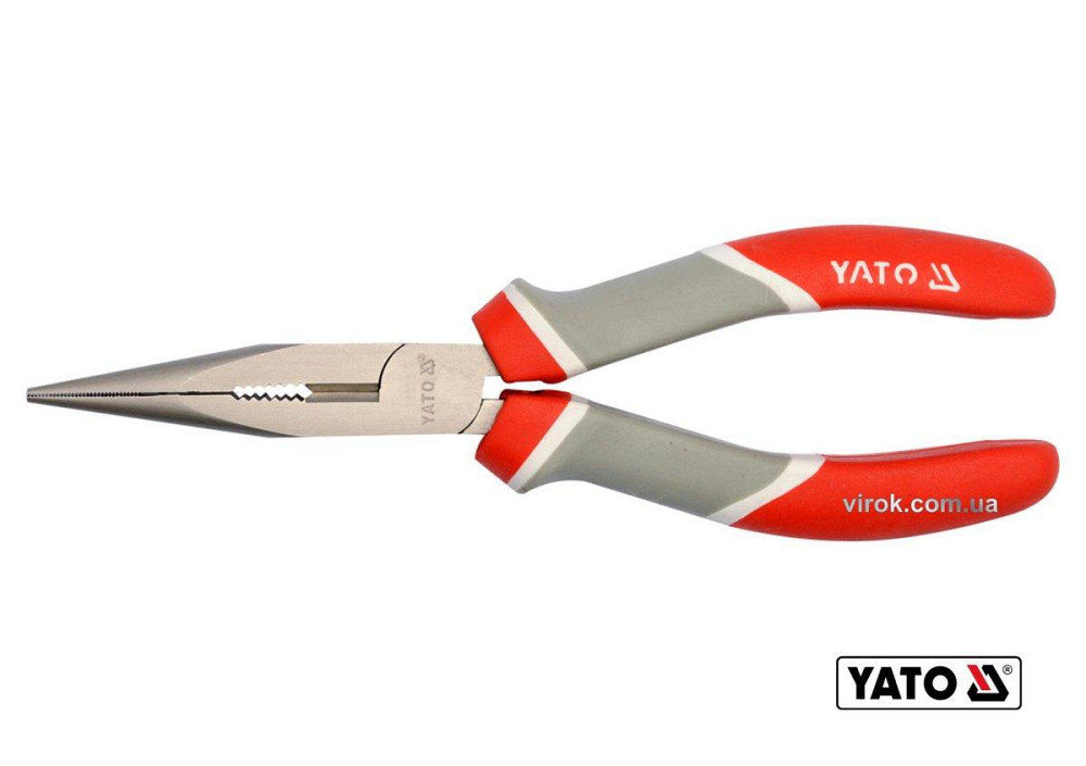 Тонкогубці нікельовані YATO : L= 160 мм [6/60] Одеса - фото 1