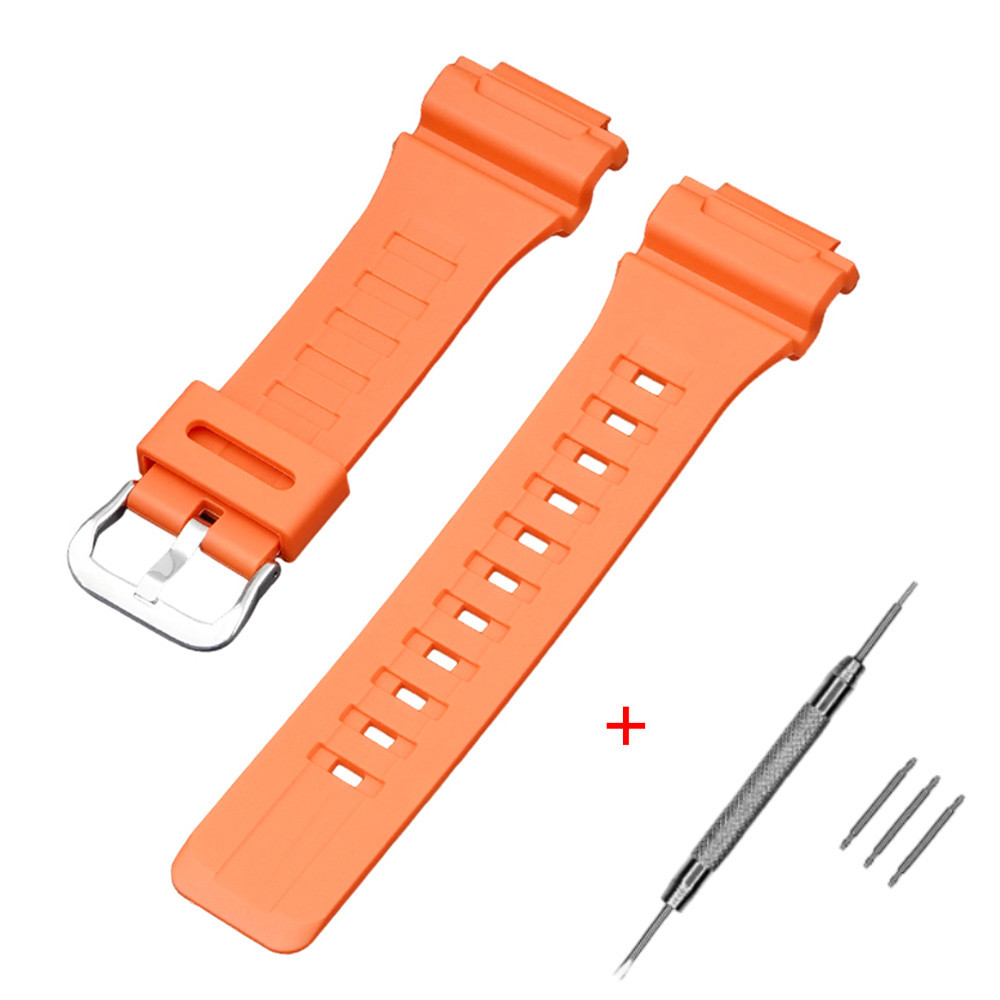 Ремешок для Casio AE-1000W Orange SI SBR Киев - изображение 1