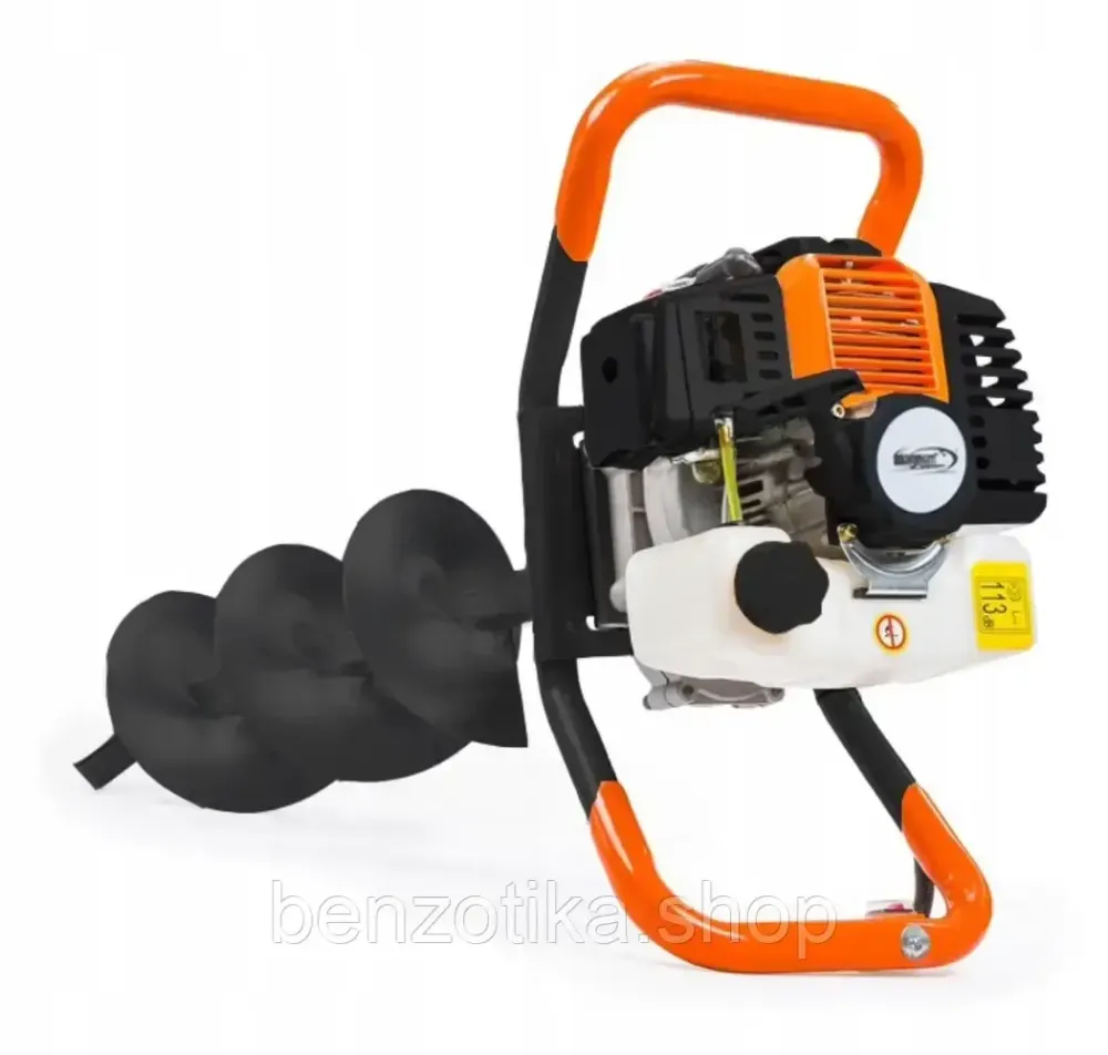 Бензобур Мотобур BOXER BX-121 с тремя буровыми насадками Киев - изображение 2