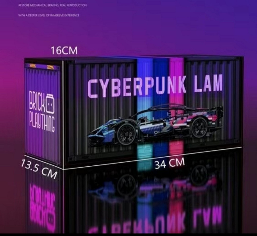 Конструктор спортивна машинка Lamborghini Cyberpunk, 1314 деталей, Маштабо 1:14 Ламба кіберпанк Київ - фото 7
