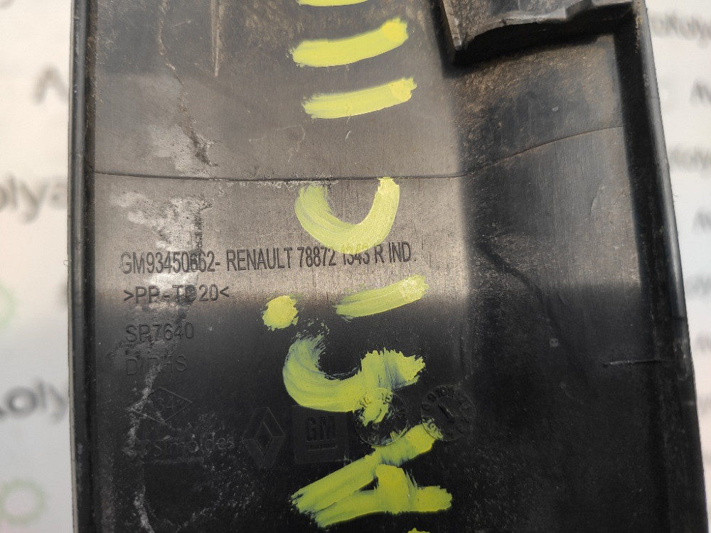 Накладка бокових дверей права Renault Trafic III 2014-2021 (788721343R) Ковель - изображение 3