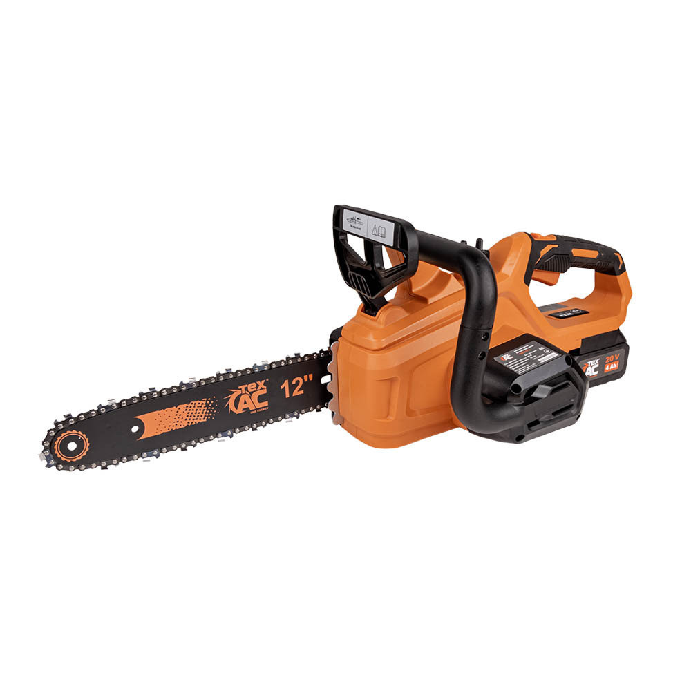 Акумуляторна ланцюгова пила Тех.АС TAOE-S12 20В, безщіткова, на 1 батарею, 30см з АКБ і ЗП в компл Коломия - фото 1