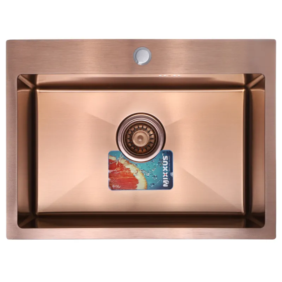 Мойка Mixxus Бронзовая MX5843-200x1.0-PVD (MX0577) Киев