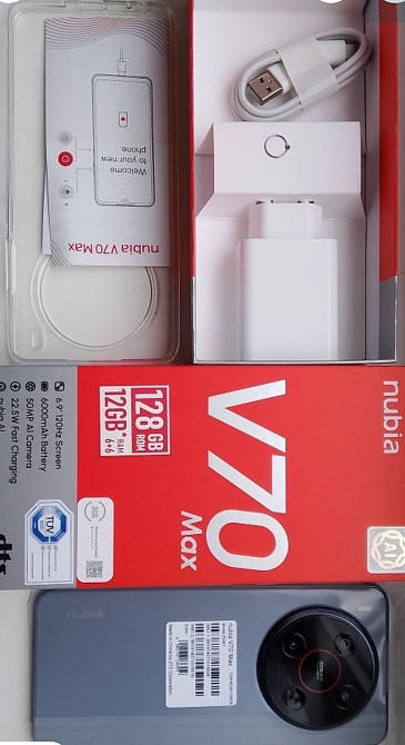 Ударостійкий монстр автономності Nubia V70 MAX захист IP54 6000 мА·год. Київ - фото 1