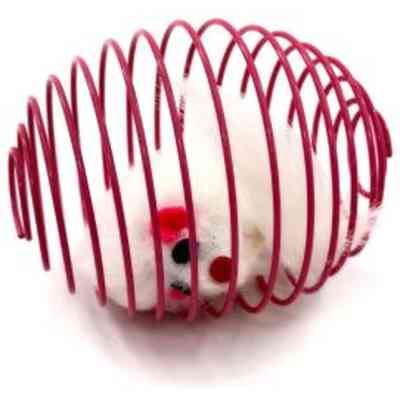 Игрушка для кошек Hippie Pet Мячик с мышкой розовый 7 см (HIPCT2304027RO) Винница