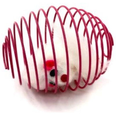 Іграшка для котів Hippie Pet М'ячик з мишкою рожевий 7 см (HIPCT2304027RO) Вінниця - фото 1