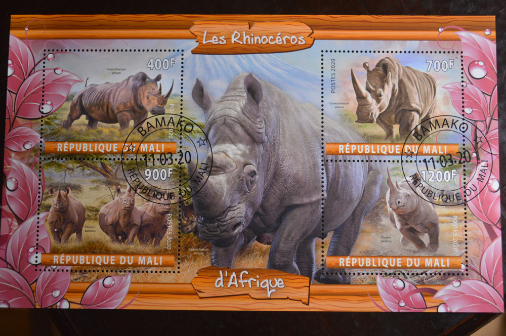 Мали. Марки. Фауна. Блок. 2020 год (В-2) Полтава - изображение 1