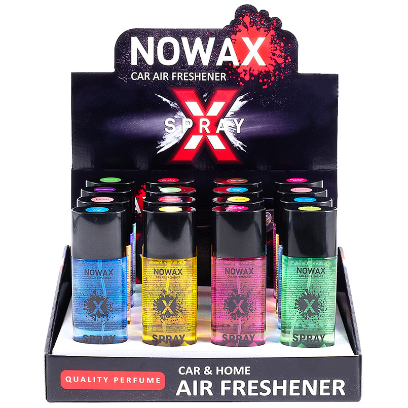 Бокс MIX №1 ароматизаторів повітря Nowax серія X Spray 50 ml Львів - фото 1
