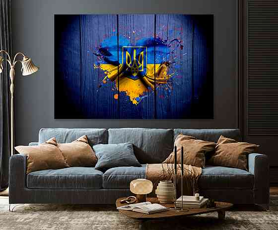 Картина холст в гостиную / спальню  Українське серце     MLP_210 60x100 см Киев