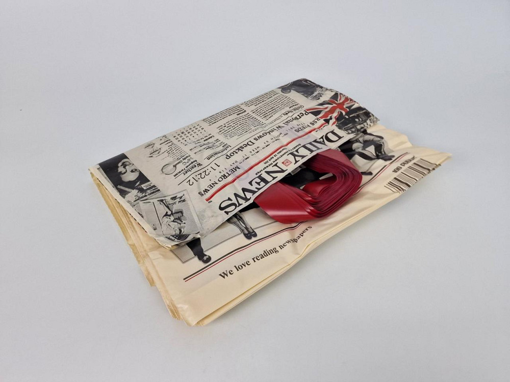 Пакет із петльовою ручкою спр (37х41)"Daily news"Леоні (50 шт.) Харків - фото 2