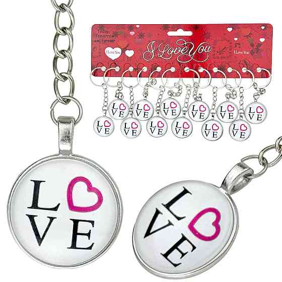Брелоки для ключей девушке Любовь 12 шт Киев
