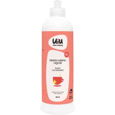 Средство для ручного мытья посуды UIU Белая клубника 500 мл (4820152332820) Винница