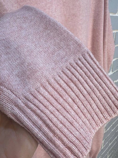 Платье женское LES ETOILES CLAIRES 8198 свитер оверсайз с карманами средняя длина one size, розовый, one size Киев - изображение 4