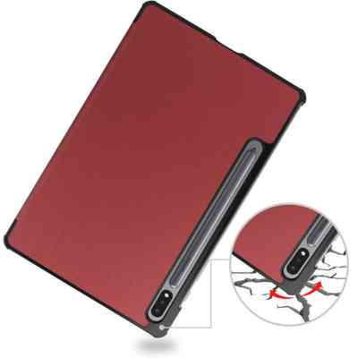 Чехол для планшета BeCover Smart Case Samsung Galaxy Tab S10 FE (SM-X520/SM-X526) 10.9" Red Wine (713281) Винница