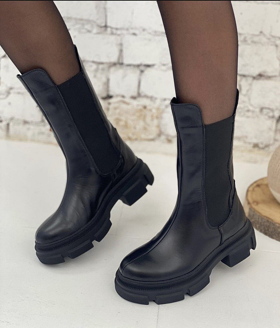 Mermaid Черевики жіночі Mermaid 7890 чорні (зима, шкіра натуральна) (5212) 36-41 37 Коломия - фото 1