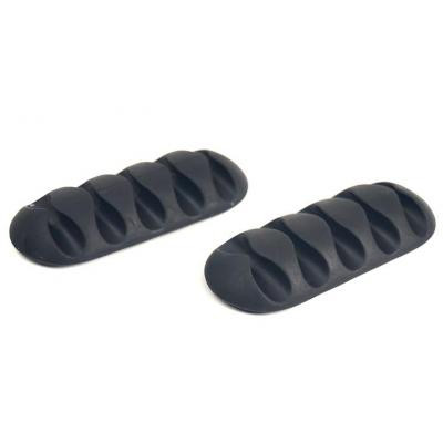 Тримач для кабелю PowerPlant CC-947 (Black) * 2 (CA910434) Вінниця - фото 1